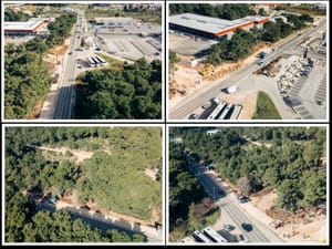 Cesta koja spaja Biograd ispod i povrh magistrale