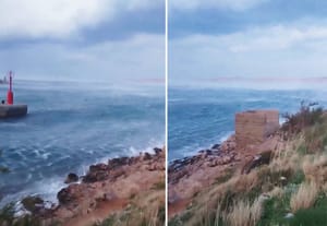 VIDEO: Sve se trese! Pogledajte kako dere bura u Stinici podno Velebita