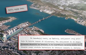 Hrvatske ceste još jednom najavile most Split-Kaštela, Opara prije 8 godina rekao da će biti gotov do 2025. - Ivošević: "Problem je što se most najavljuje od 1944., evo i dokumenta"