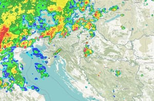 Radarske slike pokazuju kakva promjena vremena upravo stiže u naše krajeve
