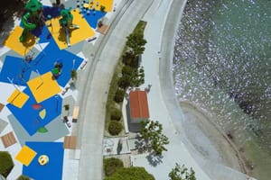 Novouređeno dječje igralište u Krku - najstarije i najveće u gradu!