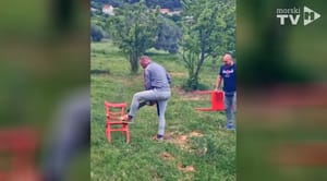 Kandidat za šibenskog dožupana motornom pilom pokazao što misli o "katrigama"