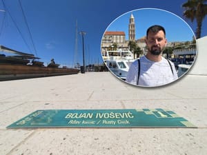 Pred dolazak Plenkovića u Split, na Zapadnoj obali dogradonačelnika dočekala ploča s pogrdnim natpisom "Rđavi ku**c":