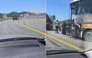 Više ozlijeđenih u teškoj prometnoj nesreći na autocesti kod Splita, sudjelovala dva autobusa