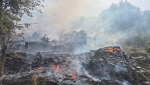 Vatrogasci jučer gasili požare u Jelsi na Hvaru i na otoku Šolti