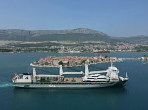 Novogradnja Mila stigla u Split -  Peta brzobrodska investicija u Jadrolinijinoj floti