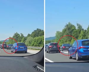 Neopisive gužve u smjeru Zagreba - Jedan pametnjaković u BMW-u se 'dosjetio' kako biti brži