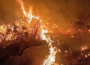 Kraj Hrvatske golema buktinja, ugrožene i kuće