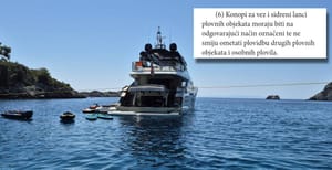 "OKUPIRAJ UVALU ZA SEBE" Novi trend jahtaša i brodara ozbiljno narušava sigurnost i važeće propise - Pogledajte ovog "majstora" sa Šolte!