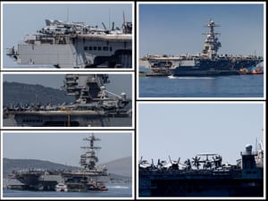 FOTO Pogledajte kako izgleda najveći vojni brod na svijetu ispred Splita