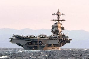 USS Gerald R. Ford stigao do Splitskih vrata:  "Uplovio jedan od najvećih NATO mišića"