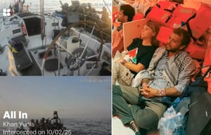 OBJAVLJENA SNIMKA Izraelske snage presrele flotilu pomoći za Gazu 70 Nm od Palestine, pritvorile Gretu Thunberg i aktiviste