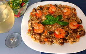 RIŽOT OD KOZICA I ŠAMPINJONA - Jednostavni domaći recepti