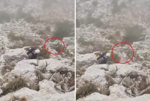 VIDEO Pogledajte snimku alpinista na Biokovu, ispod kojeg se odlomila stijena i pokrenula odron!