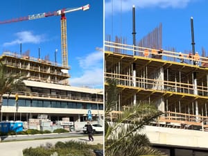 Radovi na splitskom hotelu Marjan napreduju...