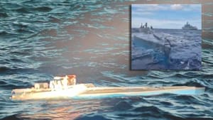 VIDEO Polupodmornica sa 1,7 tona kokaina plovila prema Europi - Zaplijenjena u Atlantiku