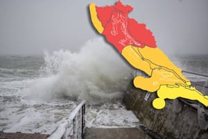 CRVENI METEOALARM ZA ISTRU I KVARNER Jaka bura s olujnim udarima!