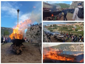 Užgan oganj svetog Mikule: Komiški plamen starih brodica spojio stoljeća ribarske tradicije