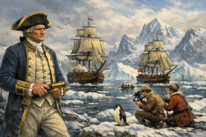 James Cook je prije točno 253. godine bio prvi Europljanin koji je prešao Antarktički krug