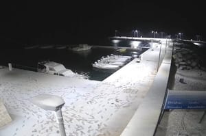 VIDEO Snijeg je jučer zabijelio i Unije, prošećite snježnim kalama!