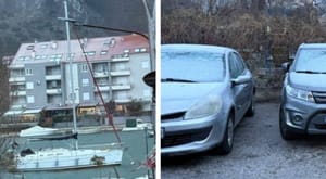 Snijeg pao u Omišu i Pločama, zimski uvjeti na cestama