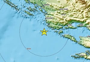 Noćas je zabilježen slabiji potres u srednjem Jadranu