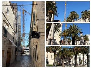 Ogromna dizalica u centru Trogira, zaštićenoj UNSECO - voj baštini: "Da ne spominjemo sigurnost djece i prolaznika"