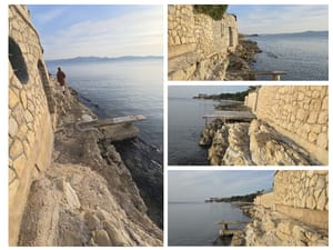 Čitatelj iz Bibinja: "Betonirane stijene i privatne terase uz samo su more!" Općina: "Granica pomorskog dobra nije utvrđena, ali radit ćemo šetnicu i plažu"