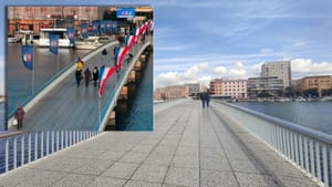 Jugo u Zadru polomilo nosače zastava koje je dao postaviti gradonačelnik, pa su ubrzo morali biti uklonjeni