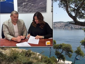 GRADSKA LUKA ŠIBENIK Potpisana 20 - godišnja koncesija: "Prekrcaj, skladištenje, odgovorno upravljanje pomorskim dobrom..."