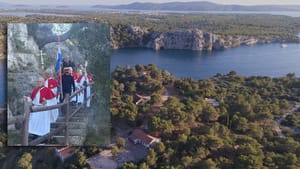 U kanalu svetog Ante ispred Šibenika, obilježen spomendan sv. Ante Pustinjaka - Ovdje su u srednjem vijeku živjeli pustinjaci...