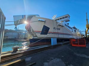 "Oliveru" postavljena pramčana rampa, očekuje se povratak u splitsku luku!