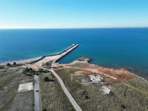 Ovako trenutačno izgleda pomorsko dobro na kojem se rezao "Žigljen". Ni traga radovima, no pitanja ostaju!