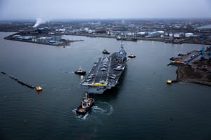 Ruski dron približio se zapovjednom brodu francuske mornarice?!