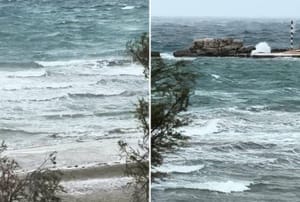 VIDEO Rijedak dan kad na splitskim Bačvicama nema piciginaša, kupača, ni šetača