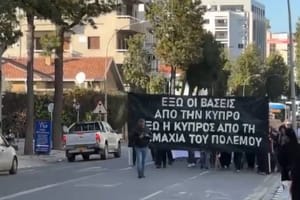 VIDEO Ciprani prosvjeduju protiv britanskih baza: "Zatvorite ih"