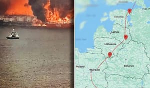 Ovako izgleda važna ruska luka nakon ukrajinskog napada: "Ukrajinski dronovi padaju po Litvi, Latviji i Estoniji?"
