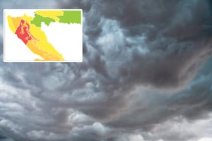 Stiže novo pogoršanje vremena, crveni meteoalarm za Kvarner!