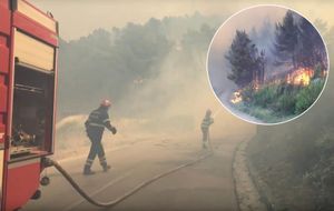 U Žrnovnici do sada izgorjelo osam hektara niskog raslinja i borovine