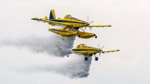 Dva Air Tractora gase požar u Zadarskoj županiji, na požarištu Jovići