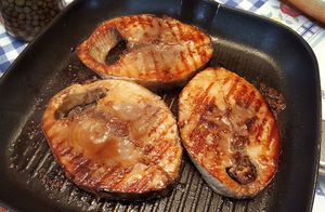 ŽELINA KUŽINA Palamida pečena na grill tavi