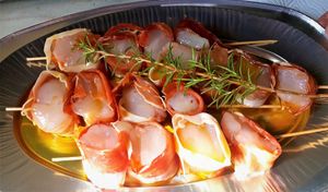 ŽELINA KUŽINA Grdobina u pršutu na ražnjiću