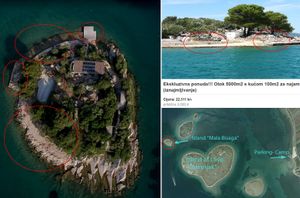 Pritvoren vlasnik otočića kod Turnja, a još trojica privedena zbog devastacije pomorskog dobra i prijevare