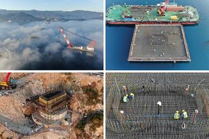 FOTO/VIDEO: Pelješki most se uzdiže iznad mora