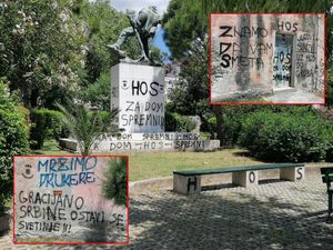 Ksenofobični ispadi u Dugom Ratu – Iživljavanje prijetećim grafitima po javnim površinama