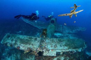 TAJNE PODMORJA Svjetski rijedak primjerak očuvanog bombardera iz Drugog svjetskog rata kod Žirja