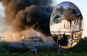 VIDEO Gori pogon za preradu ribe u Kaštelima: “Ovo je užasno, smrad je nesnosan!”