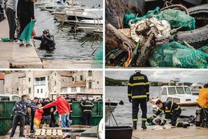 S dna mora ispred šibenskog Doca, volonteri izvadili 350 vreća smeća!