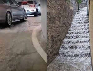 Razlozi kaosa nakon kiše u Šibeniku: “Sve slobodne površine pretvaramo u beton i voda nema gdje teći!”