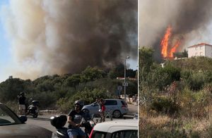 Kanaderi gase požar na Čiovu, kuće spašene u zadnji čas